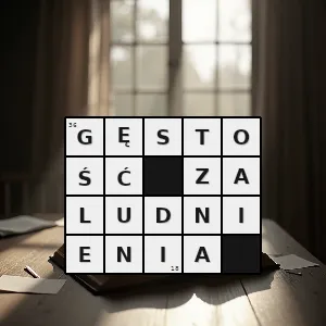 Hasło krzyżówkowe kilometr kwadratowy - gęstość zaludnienia – rozwiązanie, synonimy, podpowiedzi i definicje krzyżówkowe